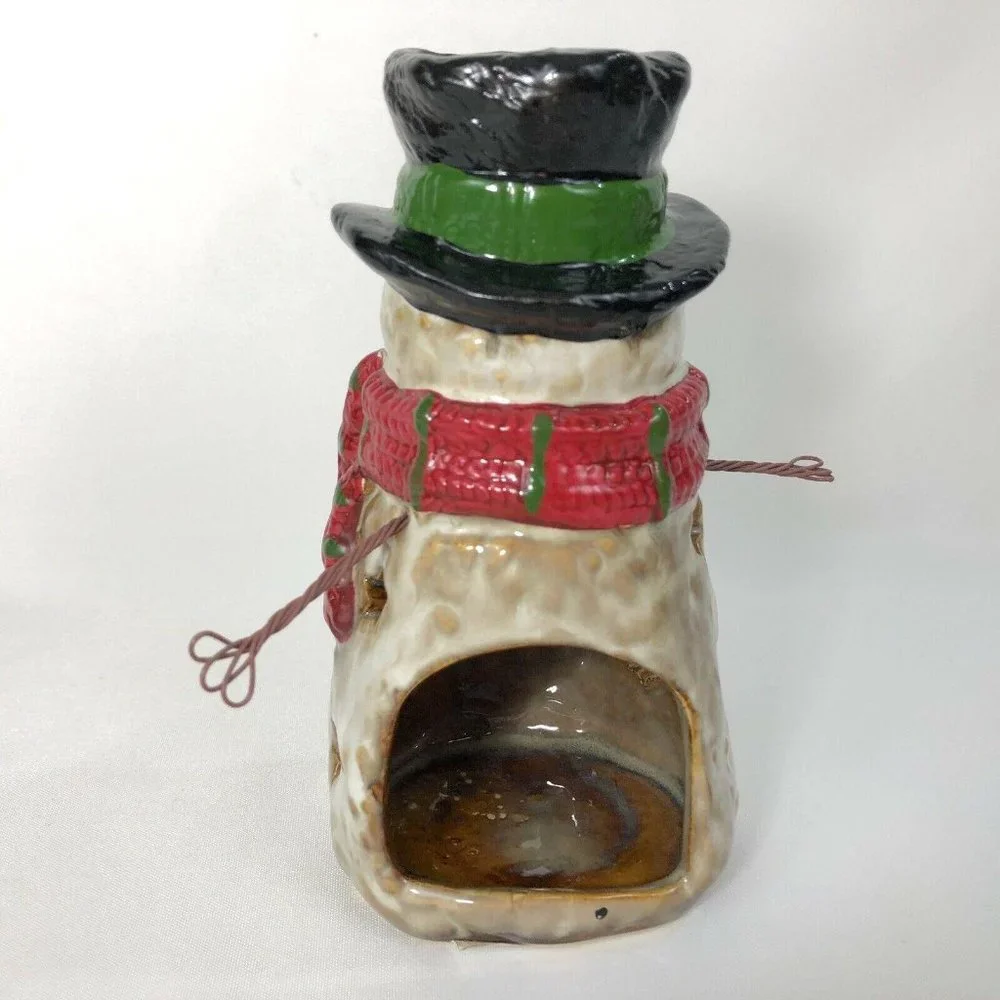 Yankee Candle Snowman Tealight Holder Top Hat‎ 6 IN